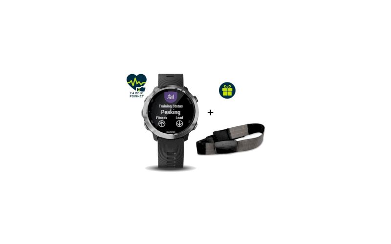 Garmin Pack Forerunner 645 + Ceinture cardio-fréquencemètre textile pas cher