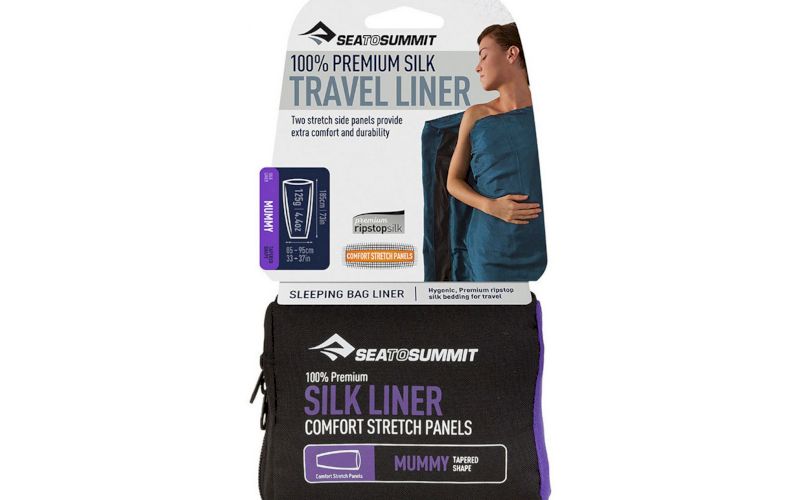 Sea To Summit Drap de sac Soie Stretch Mummy Tapered pas cher