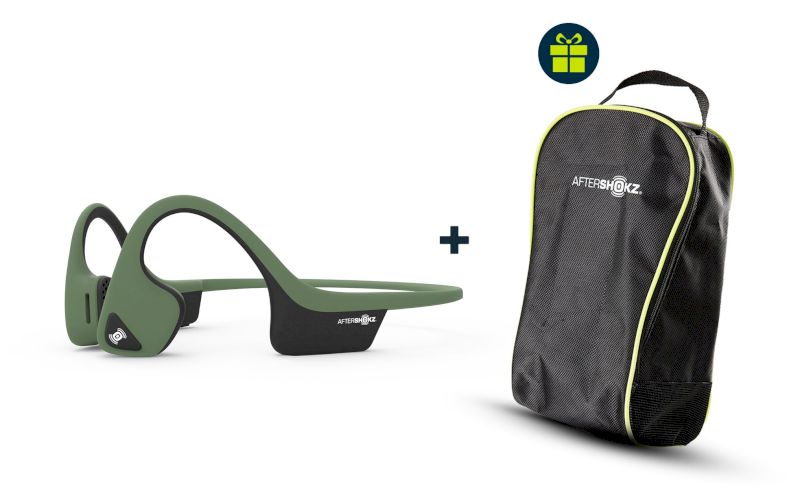 Aftershokz Trekz Air et sac à chaussures offert pas cher