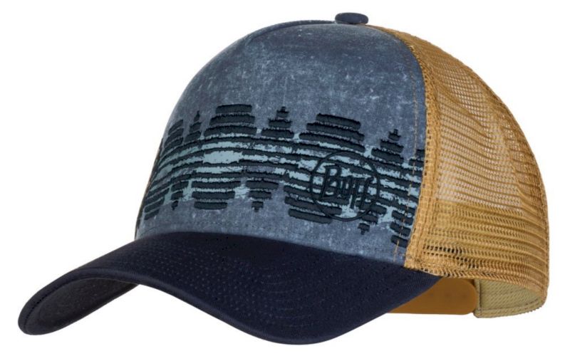 Buff Trucker Cap Tzom Stone Blue pas cher
