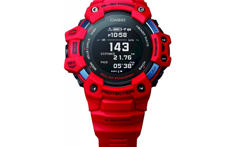 Casio G-SQUAD HR GBD-H1000-4ER et sac étanche G-Shock offert pas cher