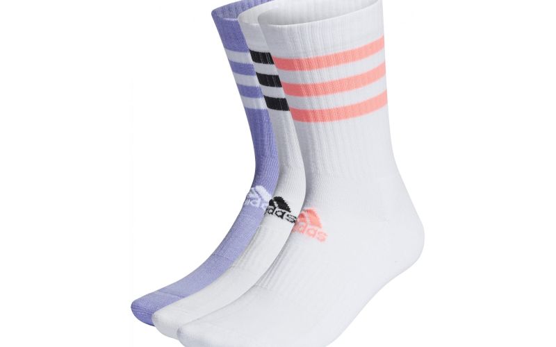adidas 3-Stripes Cushioned Crew pas cher