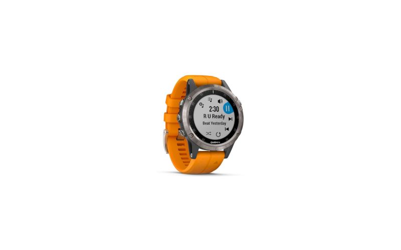 Garmin Fenix 5 Plus Silver Titane Sapphire pas cher