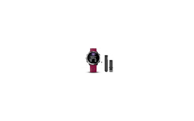 Garmin Pack Forerunner 645 Music + Bracelet 20 mm Noir/ Silver offert pas cher