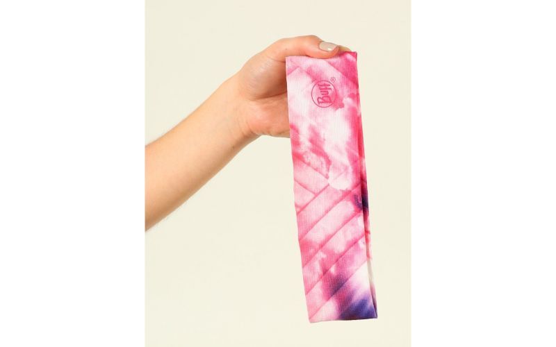 Buff Coolnet UV+ Slim Headband Ray Rose Pink pas cher