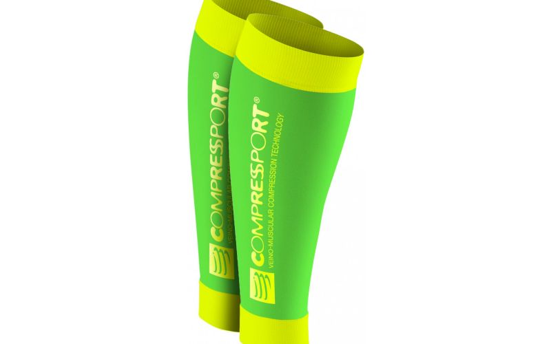 Compressport Manchon mollet R2 Fluo pas cher