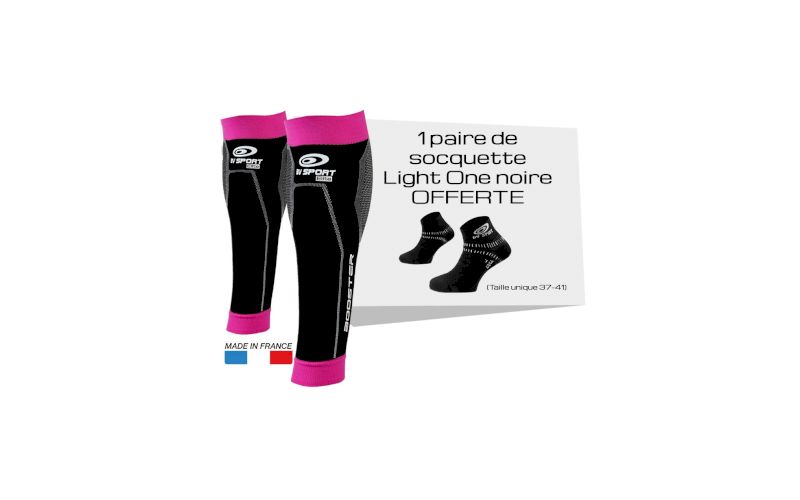 BV Sport Pack Manchons Booster Elite Femina & Socquette Light One pas cher