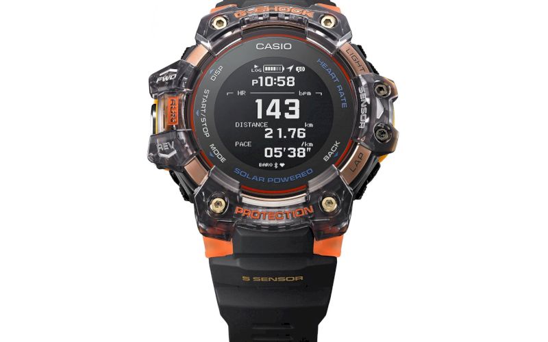 Casio G-SQUAD HR GBD-H1000-1A4ER pas cher