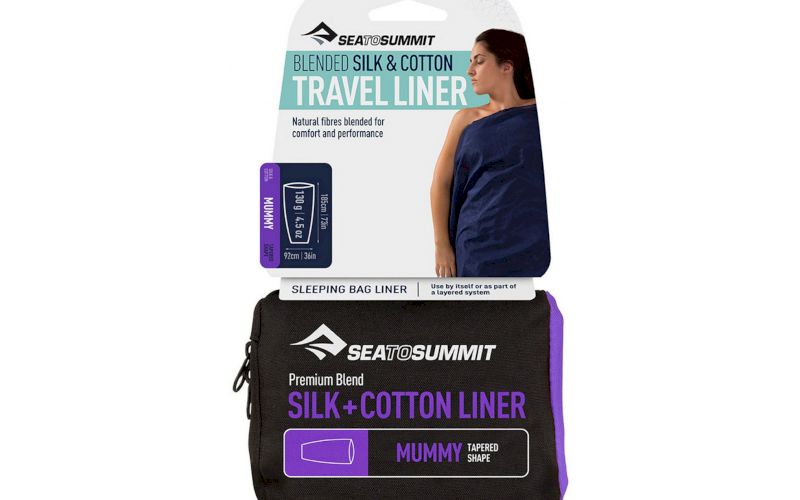 Sea To Summit Drap de sac Soie et Coton Mummy Tapered pas cher