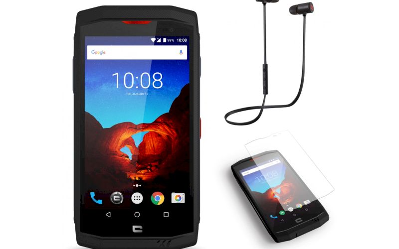 Crosscall Trekker-X3 + verre trempé + écouteurs X-play pas cher