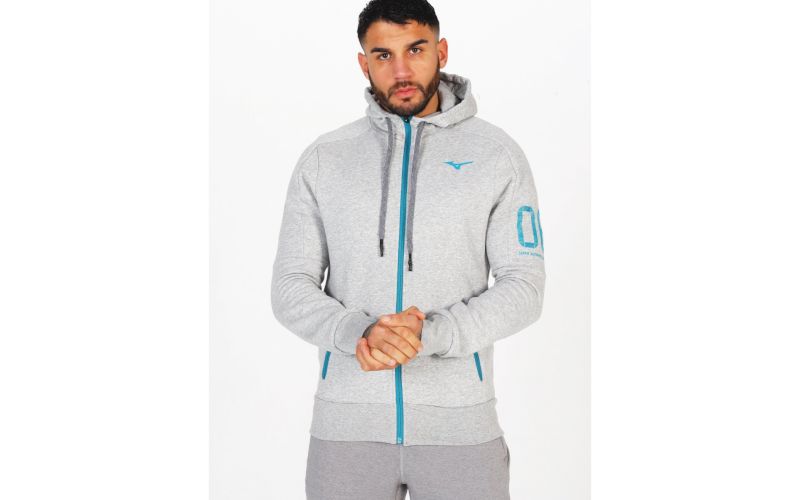 Mizuno Heritage Zip Hoody M pas cher