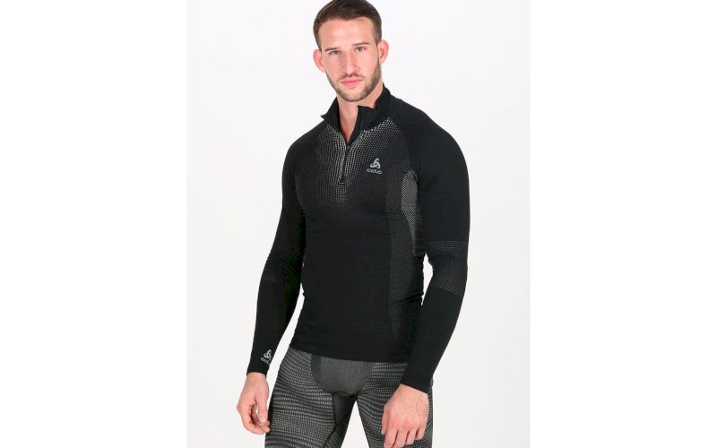 Odlo Performance Warm 1/2 zip M pas cher