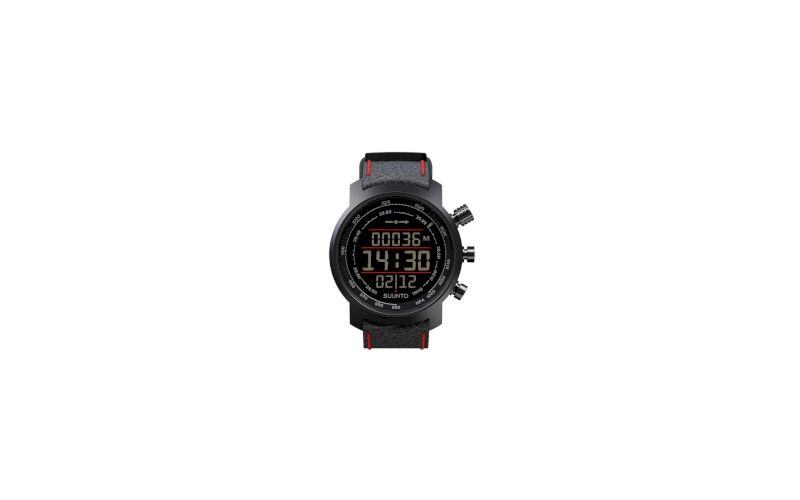 Suunto Elementum Terra Black Red Leather pas cher