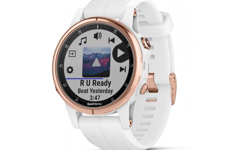 Garmin Fenix 5S Plus Rose Gold Sapphire pas cher