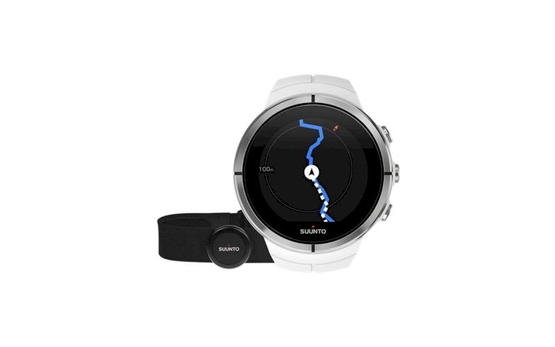 Suunto Pack Spartan Ultra White HR + Ceinture Salomon pas cher