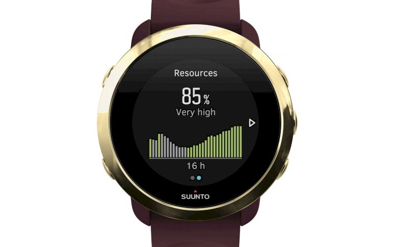 Suunto Pack 3 Fitness Burgundy + bracelet Burgundy Gold offert pas cher
