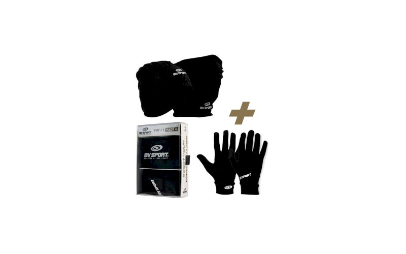 BV Sport Bonnet multifonctions et gants Running pas cher
