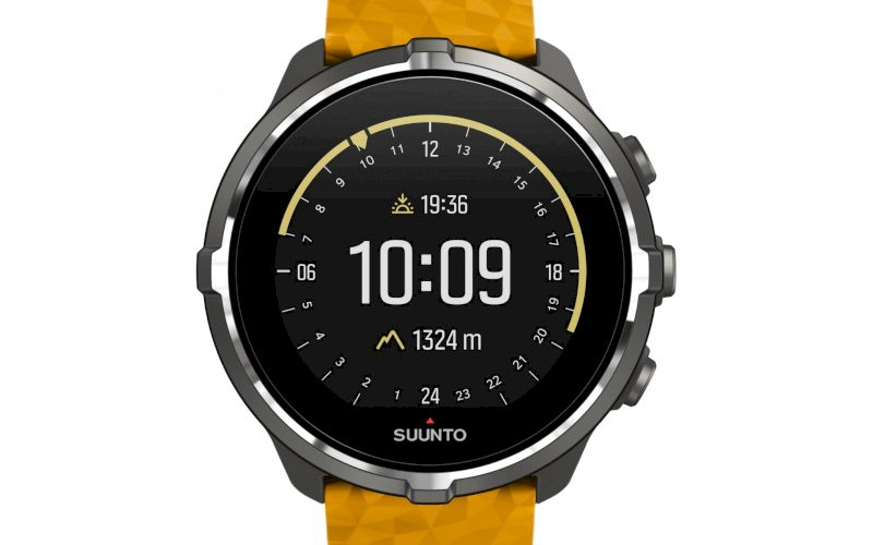 Suunto Pack Spartan Sport Wrist HR Baro Amber + Bracelet Urban 2 Cuir Offert pas cher