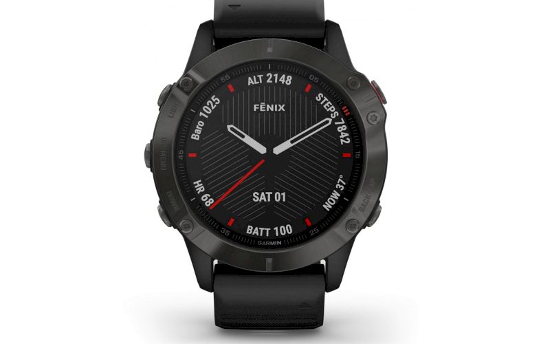 Garmin Fenix 6 Sapphire et Bracelet QuickFit Cuir 22 mm pas cher