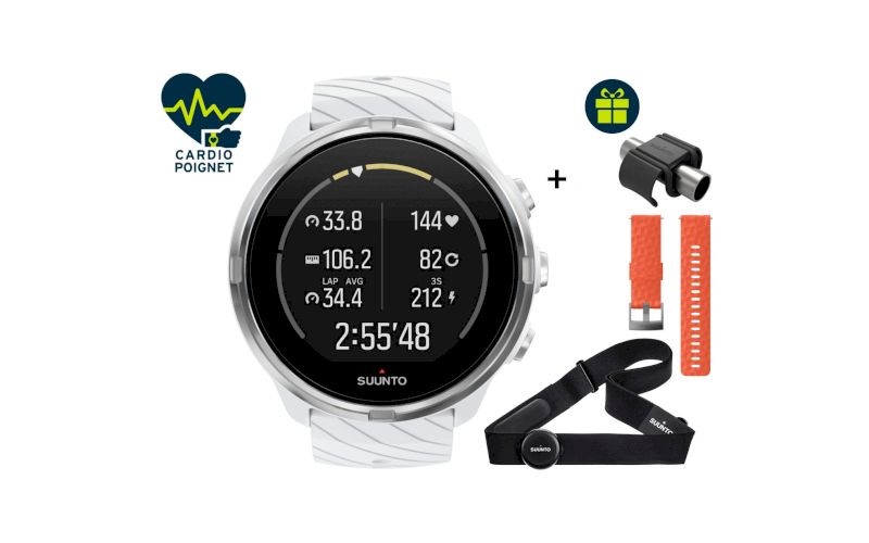 Suunto Pack 9 White Triathlon pas cher