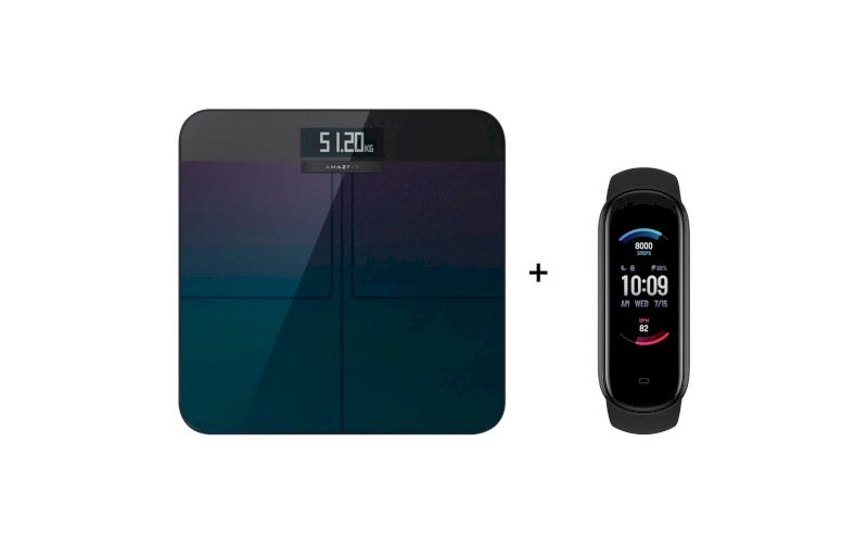 Amazfit Smart Scale et Band 5 pas cher