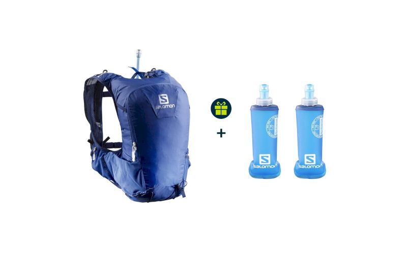 Salomon Pack Skin Pro 15 Set + 2 Soft Flask 250 ml offertes pas cher
