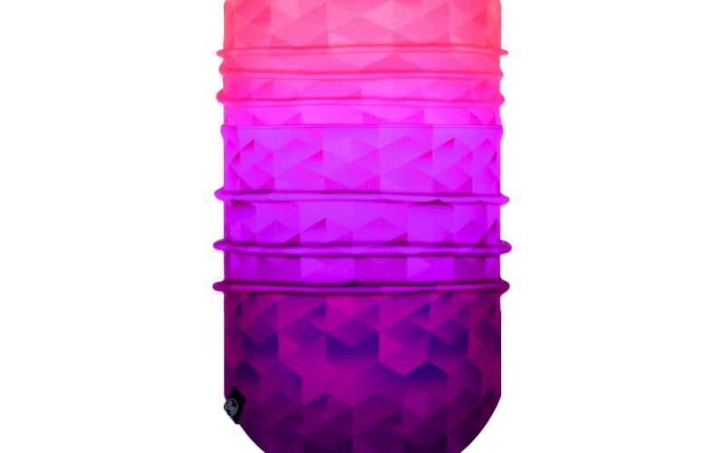 Buff Windproof Neckwarmer Tesia Pink Fluor pas cher