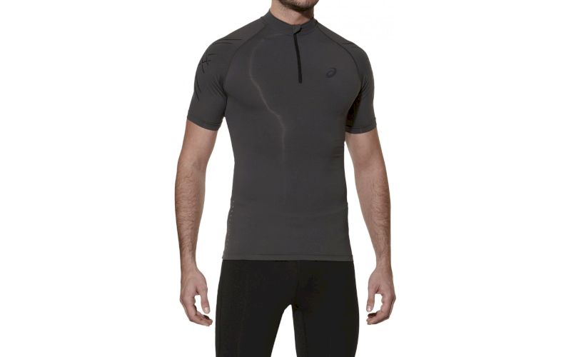 Asics Tee-shirt Inner Muscle 1/2 Zip M pas cher