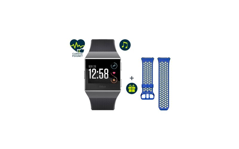 Fitbit Pack Ionic + Bracelet Sport Offert pas cher